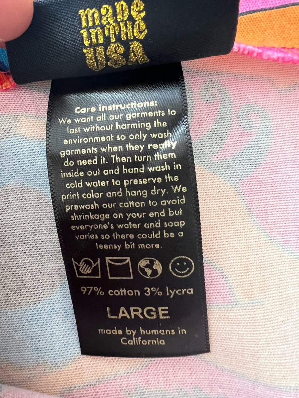 Nooworks Twill Mini Skirt in Psychedelic Eye - Picture 10 of 10